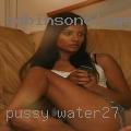 Pussy water